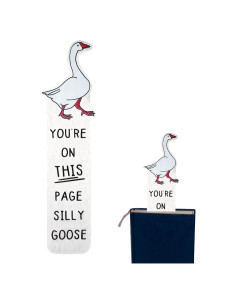Marcador de Páginas Ganso Tonto Lyreh Acero Inoxidable 13x4 cm