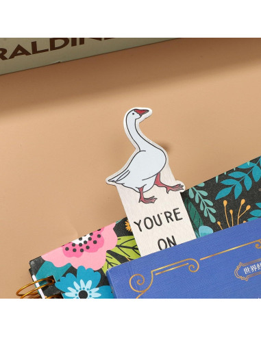 Marcador de Páginas Ganso Tonto Lyreh Acero Inoxidable 13x4 cm