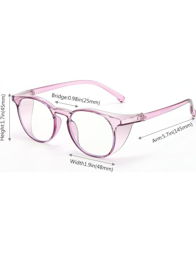 Gafas de Lectura Bifocales Outray 2.5x Luz Azul Púrpura