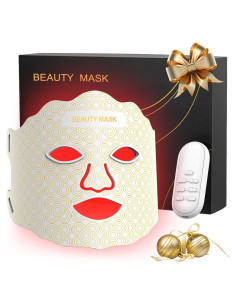 Máscara de Terapia de Luz Roja Lanieney 7 Colores LED