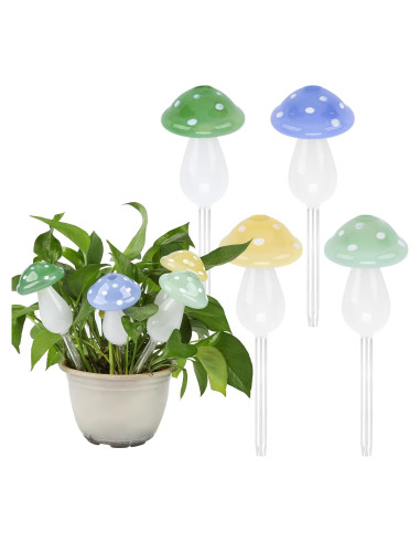 Esferas de Riego Automático de Vidrio Borosilicato - 4 Piezas