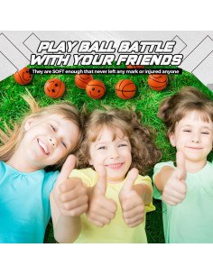 12 Pelotas de Estrés de Espuma Baloncesto Arrowbash 4 cm 2