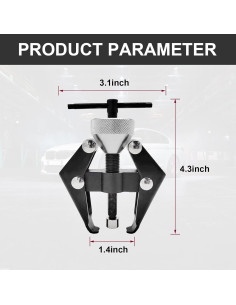 Extractor de brazo de limpiaparabrisas y terminal de batería Suvnie 2