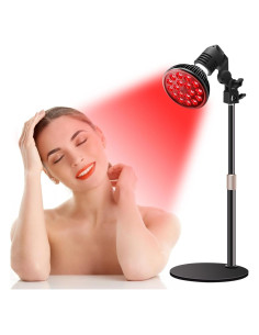 Lámpara Terapia Luz Roja Wolezek - Soporte Ajustable 25-42cm