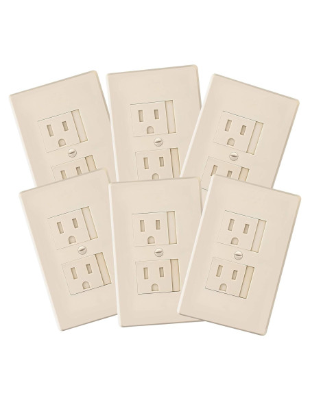 Cubiertas de enchufe automáticas Safety Innovations - 6 unidades