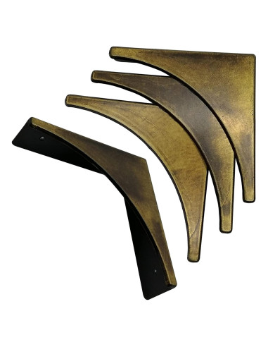 Protector de Esquinas de Metal Genérico 4 Piezas Bronce 65mm