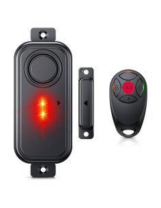 Alarma de Puerta Magnética Hommatter 113dB con Control Remoto