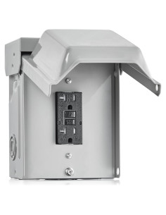 Caja de Salida Exterior SURAIELEC GFCI 20 AMP a Prueba de Agua