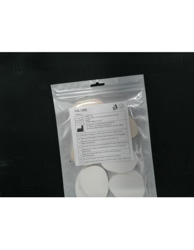 12 Esponjas de Maquillaje Planas KALIONE - Suaves y Duraderas