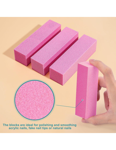 Kit de Cuidado de Uñas TsMADDTs 13 Piezas Rosa