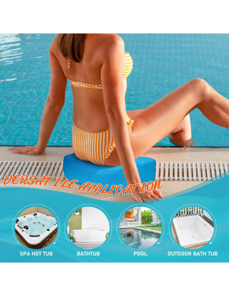 Asiento Elevador para Bañera U-OONSE 40.6x31.8 cm Antideslizante