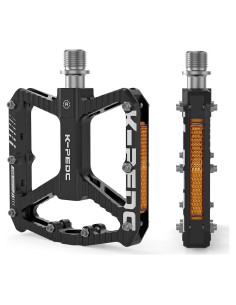 Pedales de Bicicleta K PEDC KPF135 Aluminio 9/16" con Reflectores