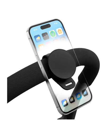 Soporte Universal para Teléfono de Carrito Longomat Negro