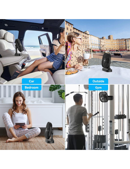 Ventilador de escritorio Shinic MN12-05 12.7 cm silencioso