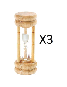 Temporizador de Huevos 3 Minutos Norpro Madera 10 cm