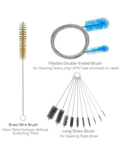 Juego de 12 Cepillos Limpiadores CUMFYHOUS para Tubos y Mangueras 2
