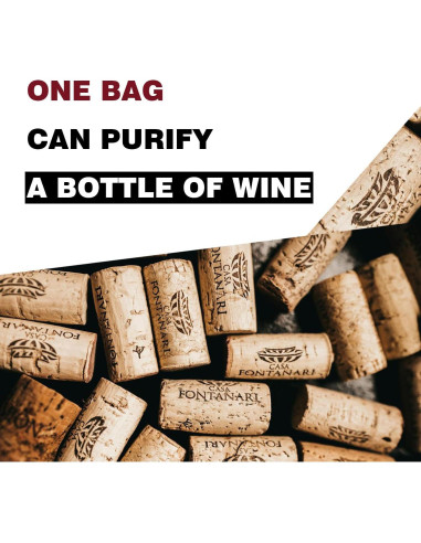 Purificador de Vino WEESIGEI - Filtros para Histaminas y Sulfitos (8 unidades)