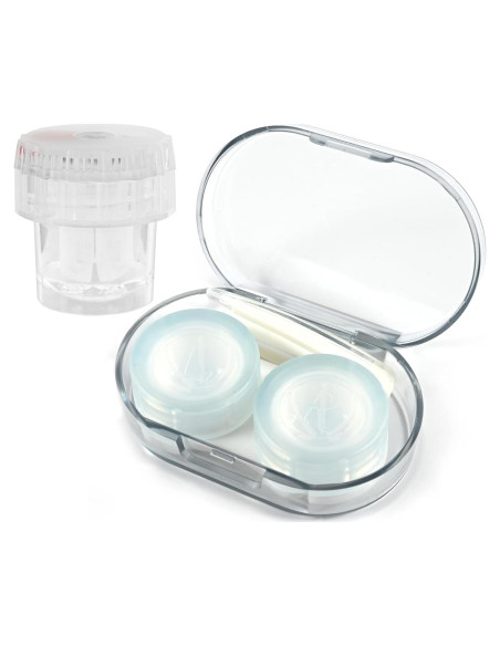 Estuche para Lentes de Contacto Lolocor Azul con Limpiador y Kit