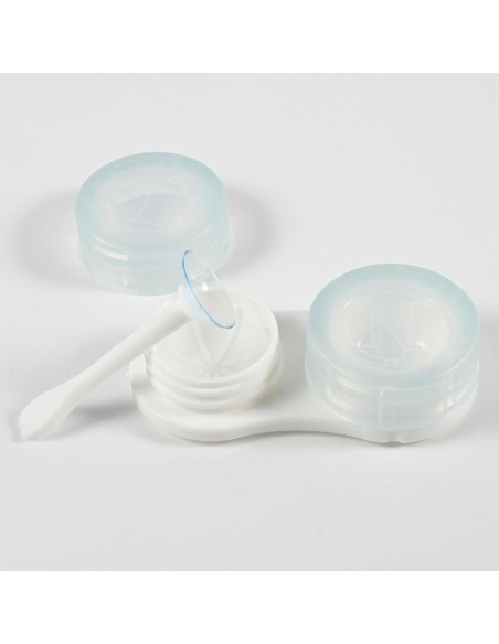 Estuche para Lentes de Contacto Lolocor Azul con Limpiador y Kit