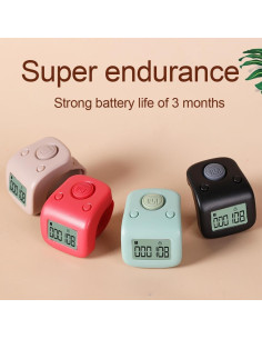 Contador de mano digital impermeable Genérico 2024 - 6 dígitos 2