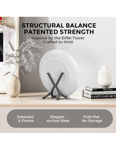 Soportes de Exhibición TR-LIFE - Paquete de 2, 15.24 cm