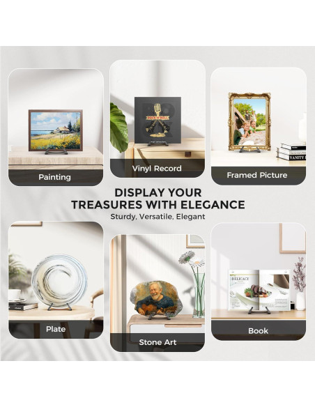 Soportes de Exhibición TR-LIFE - Paquete de 2, 15.24 cm