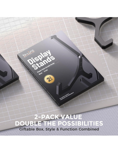 Soportes de Exhibición TR-LIFE - Paquete de 2, 15.24 cm