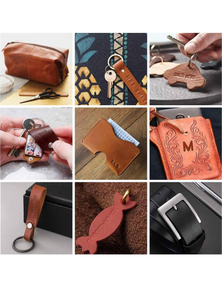 Juego de Sellos de Letras y Números YUENTOEN 36 Piezas 6mm