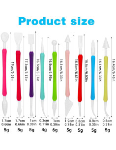 Juego de Herramientas de Escultura de Arcilla TIESOME 9 Piezas 2