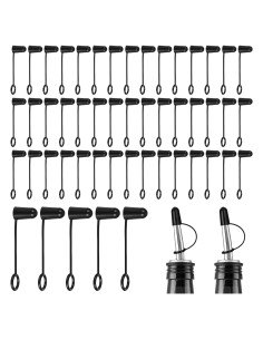 TIESOME 50 Tapas de Polvo para Vertedores de Licor y Aceite