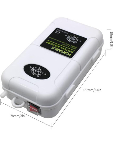 Bomba de Aire Portátil HUIXHAO A11-2015 22.7L Acuario