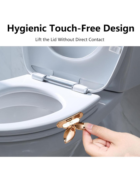 Elevador de Asiento de Inodoro YAFIYGI 6 Piezas Autoadhesivas