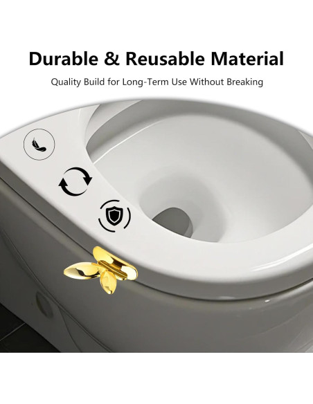 Elevador de Asiento de Inodoro YAFIYGI 6 Piezas Autoadhesivas