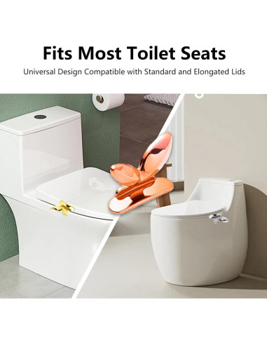 Elevador de Asiento de Inodoro YAFIYGI 6 Piezas Autoadhesivas