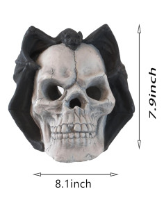 Tronco de Gas Calavera Demoníaca Senfeii para Fogata 20.57x20.07cm 2