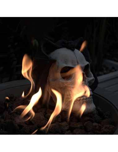 Tronco de Gas Calavera Demoníaca Senfeii para Fogata 20.57x20.07cm