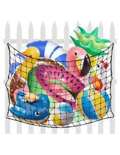 Red de Almacenamiento de Juguetes de Piscina CIEOVO 119cm