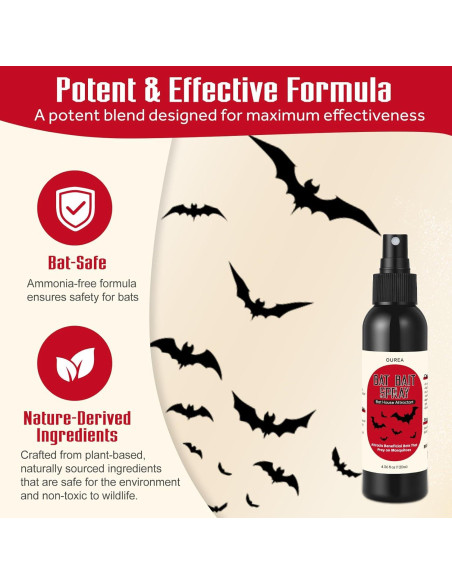 Fórmula de Aroma Natural Ourea para Casa de Murciélagos 140g