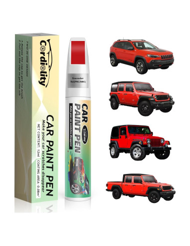 Bolígrafo Removedor de Rayones Cardiality Jeep Rojo Explosivo