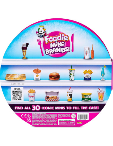 Caso de Coleccionista 5 Sorpresa ZURU para Mini Marcas de Comida