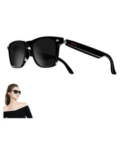 Gafas Bluetooth Inteligentes Yeabomy Negras UV Control Táctil