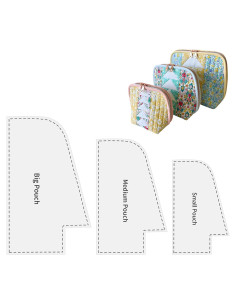 Conjunto de 3 Plantillas de Patrones de Bolsos TXIN - 3 Tamaños