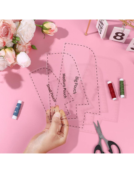 Conjunto de 3 Plantillas de Patrones de Bolsos TXIN - 3 Tamaños