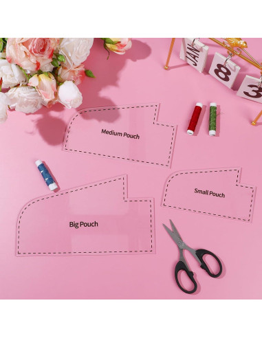 Conjunto de 3 Plantillas de Patrones de Bolsos TXIN - 3 Tamaños