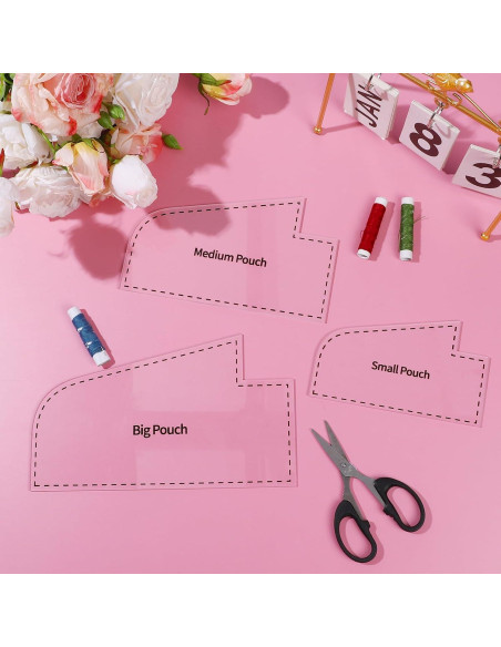 Conjunto de 3 Plantillas de Patrones de Bolsos TXIN - 3 Tamaños