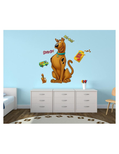 Set de Stickers de Pared Scooby-Doo - Vinilo Reutilizable