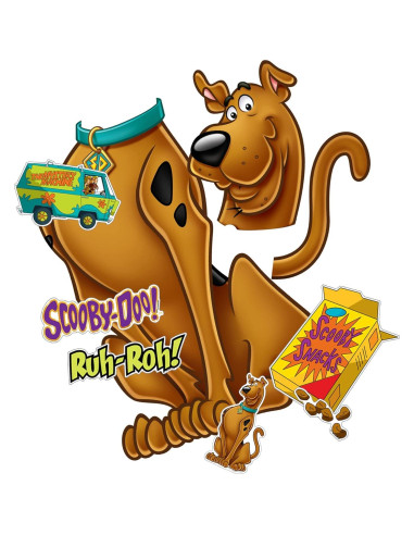 Set de Stickers de Pared Scooby-Doo - Vinilo Reutilizable