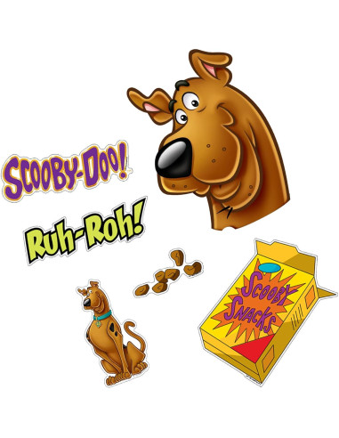 Set de Stickers de Pared Scooby-Doo - Vinilo Reutilizable