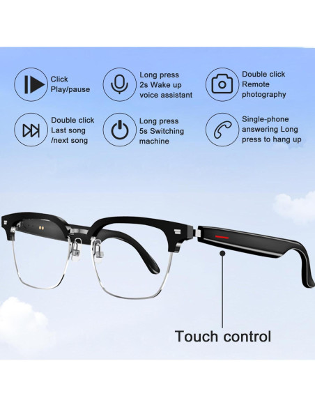 Gafas de Sol Inteligentes GSNAGOLE ZL con Audio Inalámbrico