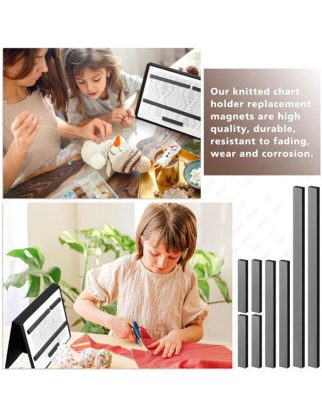 Conjunto de 8 Imanes para Tejer Flutesan - Tamaño Grande